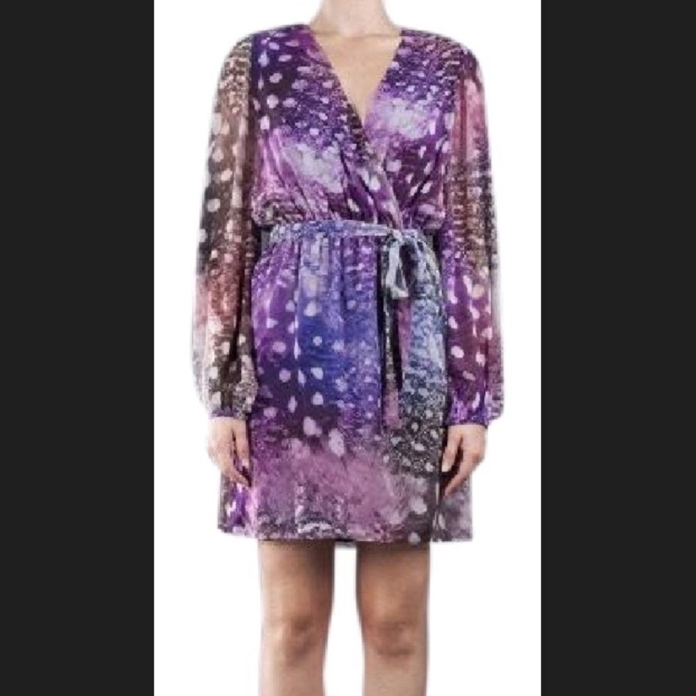 Erin Fetherston Peacock Feather Print Dress